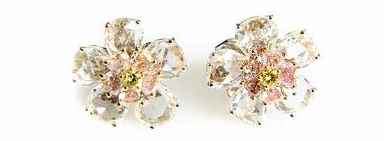 Diamanten, Frühlingscocktail-Ohrringe, €45.500
